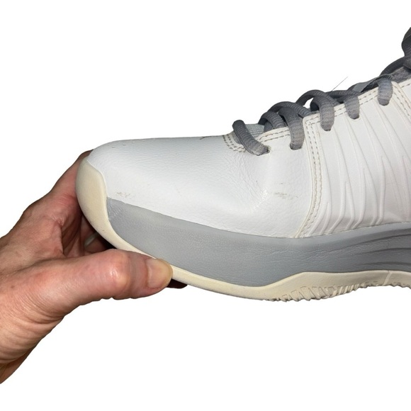 Nike Air Jordan Men's Size 11 Wolf Gray 5 AM Basketball Shoes Style 807546-100 - Picture 10 of 11